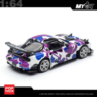 Thumbnail for PRE-ORDER Pop Race 1:64 MAZDA RX7 FD3S RE-AMEMIYA BATHING AAPE