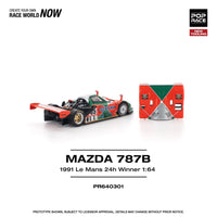Thumbnail for PRE-ORDER Pop Race 1:64 Mazda 787B 1991 LE MANS 24H WINNER