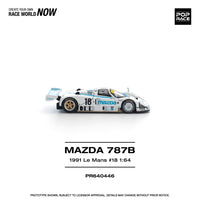 Thumbnail for PRE-ORDER Pop Race 1:64 Mazda 787B 1991 LE MANS 24HRS #18