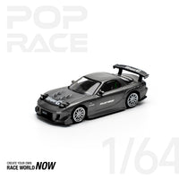 Thumbnail for PRE-ORDER Pop Race 1:64 Mazda RX-7 FD3S RE-AMEMIYA GUN METAL