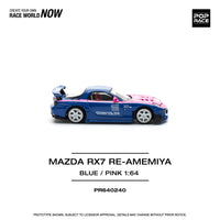 Thumbnail for PRE-ORDER Pop Race 1:64 Mazda RX-7 FD3S RE-AMEMIYA BLUE/PINK