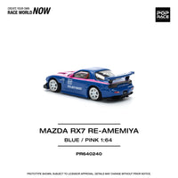 Thumbnail for PRE-ORDER Pop Race 1:64 Mazda RX-7 FD3S RE-AMEMIYA BLUE/PINK