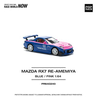 Thumbnail for PRE-ORDER Pop Race 1:64 Mazda RX-7 FD3S RE-AMEMIYA BLUE/PINK