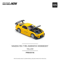 Thumbnail for PRE-ORDER Pop Race 1:64 Mazda RX-7 FD3S RE-AMEMIYA Widebody Yellow