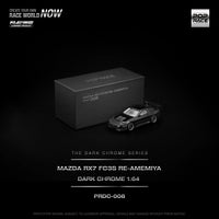 Thumbnail for PRE-ORDER Pop Race 1:64 Mazda RX7 FC3S RE-AMEMIYA DARK CHROME
