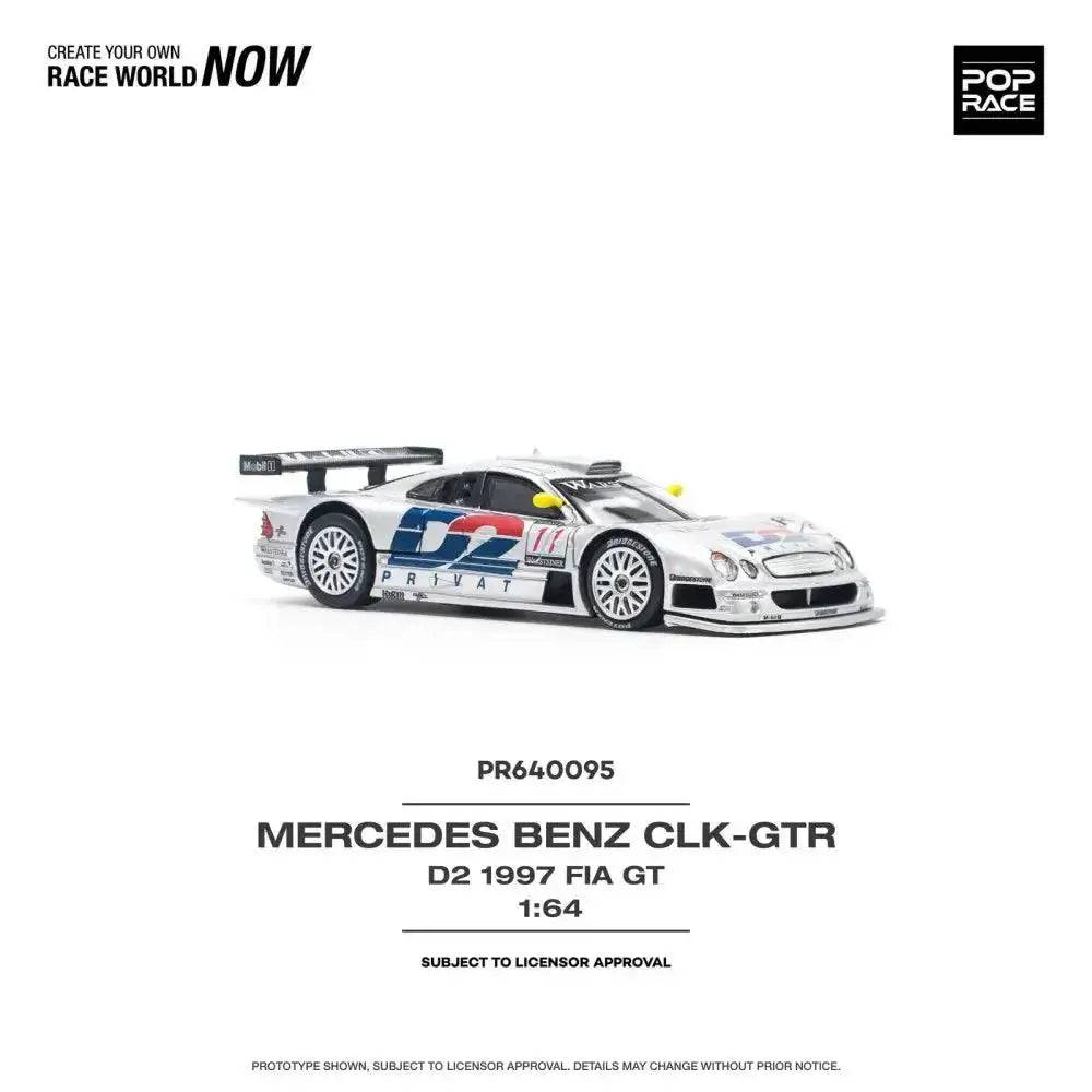 PRE-ORDER Pop Race 1:64 Mercedes-Benz CLK AMG GTR - 1997 FIA GT D2 Privat