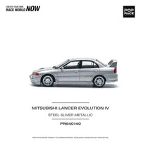 Thumbnail for PRE-ORDER Pop Race 1:64 Mitsubishi Evolution IV Steel Silver