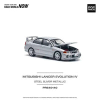 Thumbnail for PRE-ORDER Pop Race 1:64 Mitsubishi Evolution IV Steel Silver