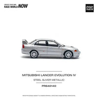 Thumbnail for PRE-ORDER Pop Race 1:64 Mitsubishi Evolution IV Steel Silver