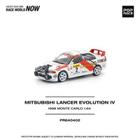 Thumbnail for PRE-ORDER Pop Race 1:64 Mitsubishi Lancer Evolution IV Monte Carlo Rally