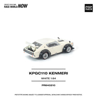 Thumbnail for PRE-ORDER Pop Race 1:64 Nissan KPGC110 KENMERI WHITE
