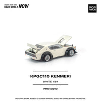 Thumbnail for PRE-ORDER Pop Race 1:64 Nissan KPGC110 KENMERI WHITE