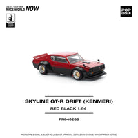 Thumbnail for PRE-ORDER Pop Race 1:64 Nissan KPGC110 Kenmeri Red/Black
