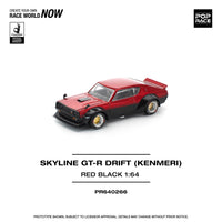 Thumbnail for PRE-ORDER Pop Race 1:64 Nissan KPGC110 Kenmeri Red/Black
