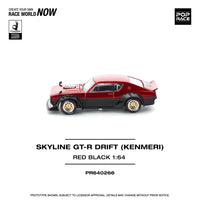 Thumbnail for PRE-ORDER Pop Race 1:64 Nissan KPGC110 Kenmeri Red/Black