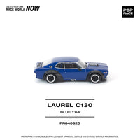 Thumbnail for PRE-ORDER Pop Race 1:64 Nissan LAUREL C130 BLUE
