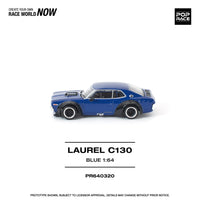 Thumbnail for PRE-ORDER Pop Race 1:64 Nissan LAUREL C130 BLUE