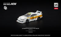 Thumbnail for PRE-ORDER Pop Race 1:64 Nissan LB SUPER SILHOUETTE S15 SILVIA WHITE NEW TOOLING