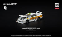 Thumbnail for PRE-ORDER Pop Race 1:64 Nissan LB SUPER SILHOUETTE S15 SILVIA WHITE NEW TOOLING