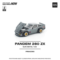 Thumbnail for PRE-ORDER Pop Race 1:64 Nissan PANDEM 280ZX GUN METAL