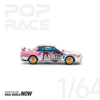 Thumbnail for PRE-ORDER Pop Race 1:64 Nissan Skyline GT-R R32 #22 AXIA Group A