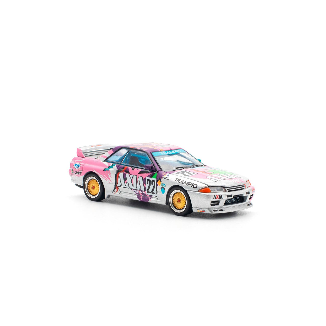 PRE-ORDER Pop Race 1:64 Nissan Skyline GT-R R32 #22 AXIA Group A