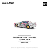 Thumbnail for PRE-ORDER Pop Race 1:64 Nissan Skyline GT-R R32 #22 AXIA Group A