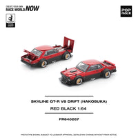Thumbnail for PRE-ORDER Pop Race 1:64 Nissan Skyline GTR DRIFT Hakosuka Red Black