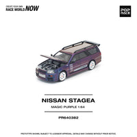 Thumbnail for PRE-ORDER Pop Race 1:64 Nissan Stagea Magic Purple