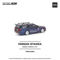 Thumbnail for PRE-ORDER Pop Race 1:64 Nissan Stagea Magic Purple