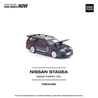 Thumbnail for PRE-ORDER Pop Race 1:64 Nissan Stagea Magic Purple