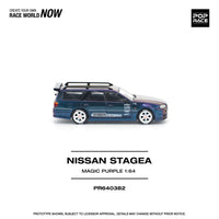 Thumbnail for PRE-ORDER Pop Race 1:64 Nissan Stagea Magic Purple