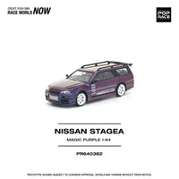 Thumbnail for PRE-ORDER Pop Race 1:64 Nissan Stagea Magic Purple