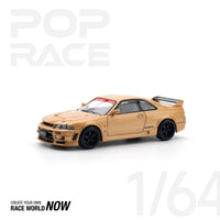 Thumbnail for PRE-ORDER Pop Race 1:64 Nissan Top Secret Gold GT-R33