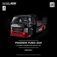 Thumbnail for PRE-ORDER Pop Race 1:64 PANDEM FUSO 300 FLATBED TRANSPORTER, ADVAN