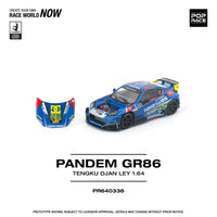 Thumbnail for PRE-ORDER Pop Race 1:64 PANDEM GR 86 TENGKU DJAN LEY