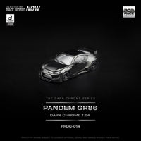 Thumbnail for PRE-ORDER Pop Race 1:64 PANDEM GR86 DARK CHROME