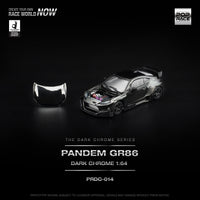 Thumbnail for PRE-ORDER Pop Race 1:64 PANDEM GR86 DARK CHROME