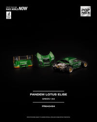 Thumbnail for PRE-ORDER Pop Race 1:64 PANDEM LOTUS ELISE GREEN