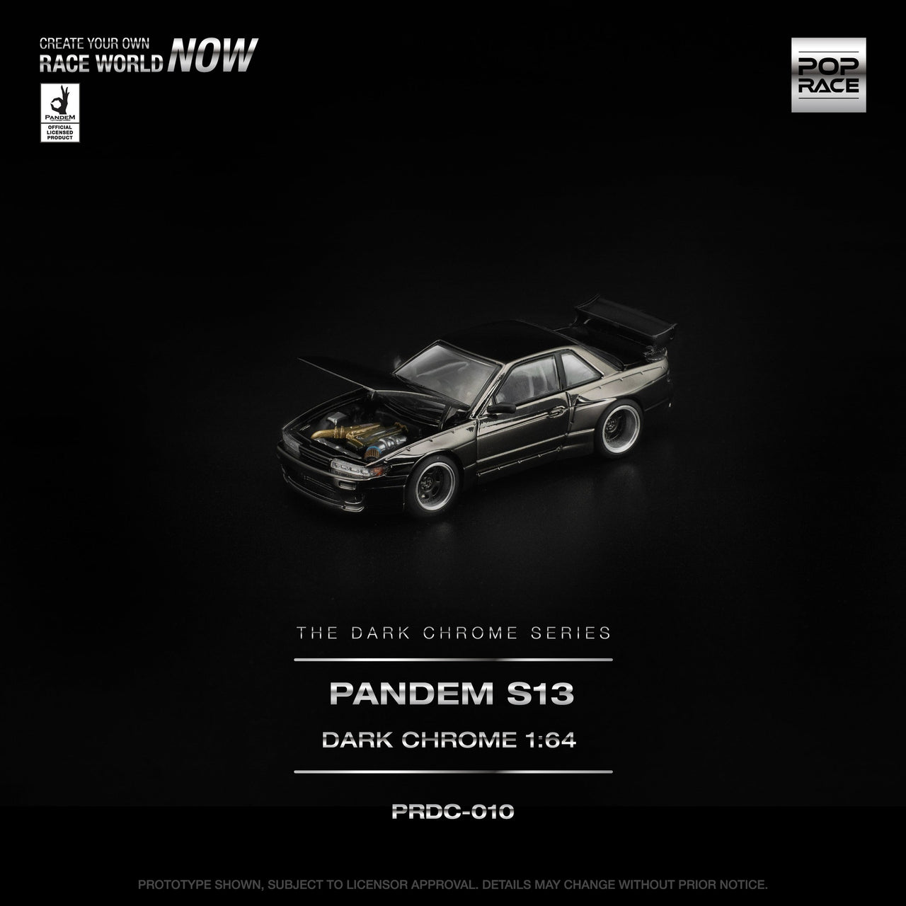 PRE-ORDER Pop Race 1:64 PANDEM S13