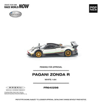Thumbnail for PRE-ORDER Pop Race 1:64 Pagani ZONDA R White