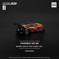 Thumbnail for PRE-ORDER Pop Race 1:64 Pandem GR86 - DAIGO SAITO FORMULA DRIFT JAPAN 2022