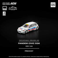 Thumbnail for PRE-ORDER Pop Race 1:64 Pandem Honda Civic EG6 VDX Tokyo Auto Salon Exclusive