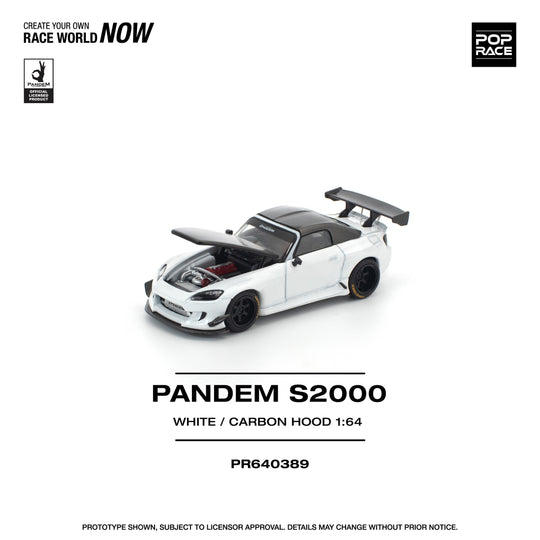 Pop Race 1:64 Pandem Honda S2000 SOFT TOP WHITE – Little Luca's Toys