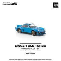 Thumbnail for PRE-ORDER Pop Race 1:64 Porsche Singer DLS Turbo METALLIC BLUE