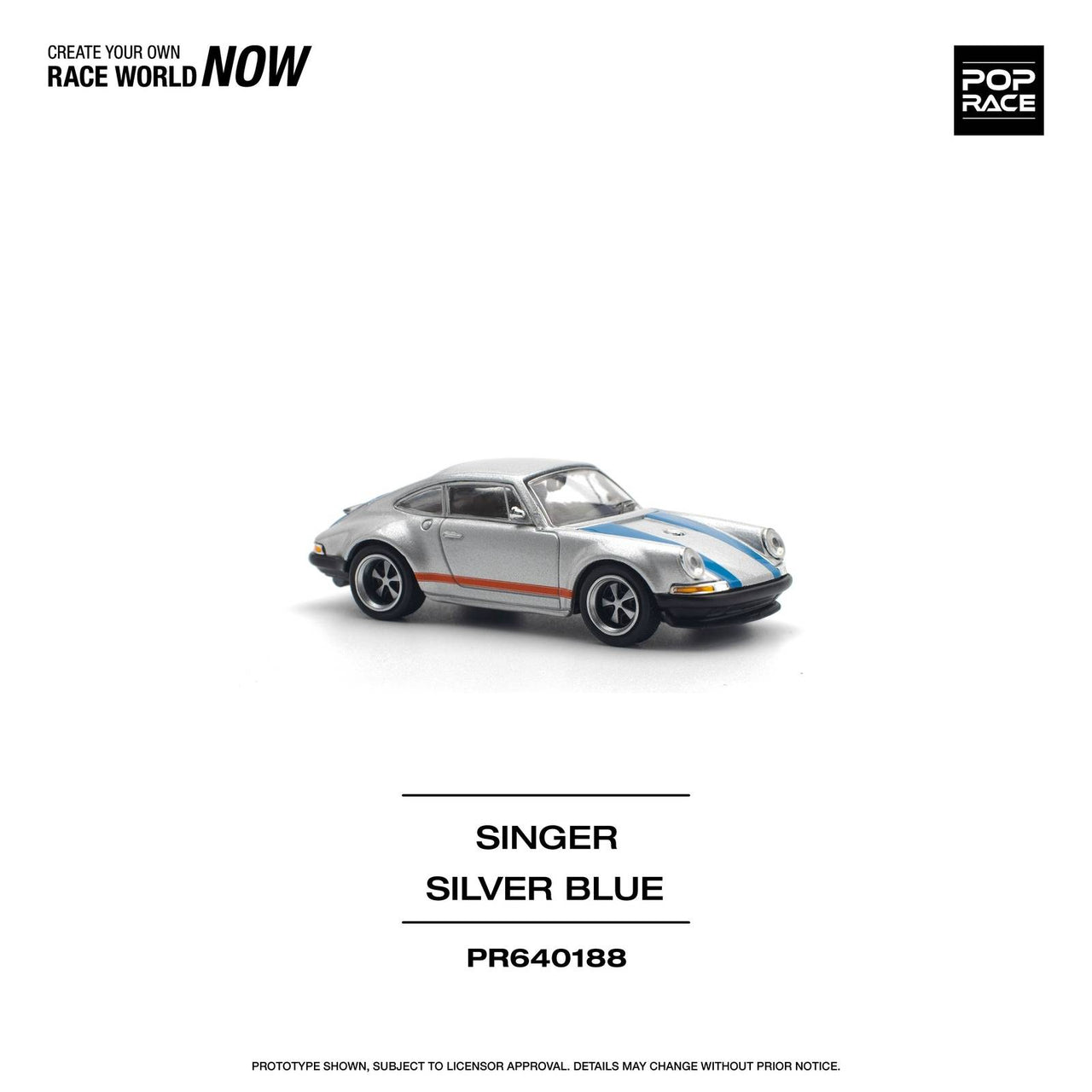 (PRE-ORDER) Pop Race 1:64 Porsche Singer DLS Turbo – Little Luca's Toys