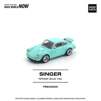 Thumbnail for PRE-ORDER Pop Race 1:64 Porsche Singer Tiffany Blue