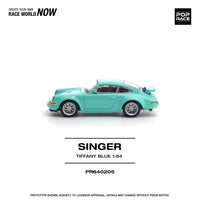 Thumbnail for PRE-ORDER Pop Race 1:64 Porsche Singer Tiffany Blue