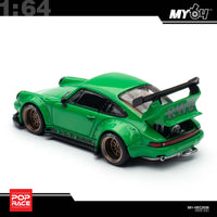 Thumbnail for PRE-ORDER Pop Race 1:64 RWB 930 Green HEC 2026 Exclusive