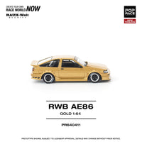 Thumbnail for PRE-ORDER Pop Race 1:64 RWB AE86 GOLD New Tooling